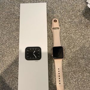 Used Apple series 1 rose gold watch